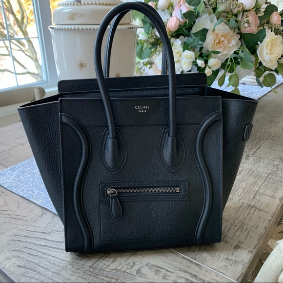 Black Celine pebble purse - Picture 1 of 6